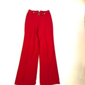 Garcia Red Belted Women’s Pants Size M